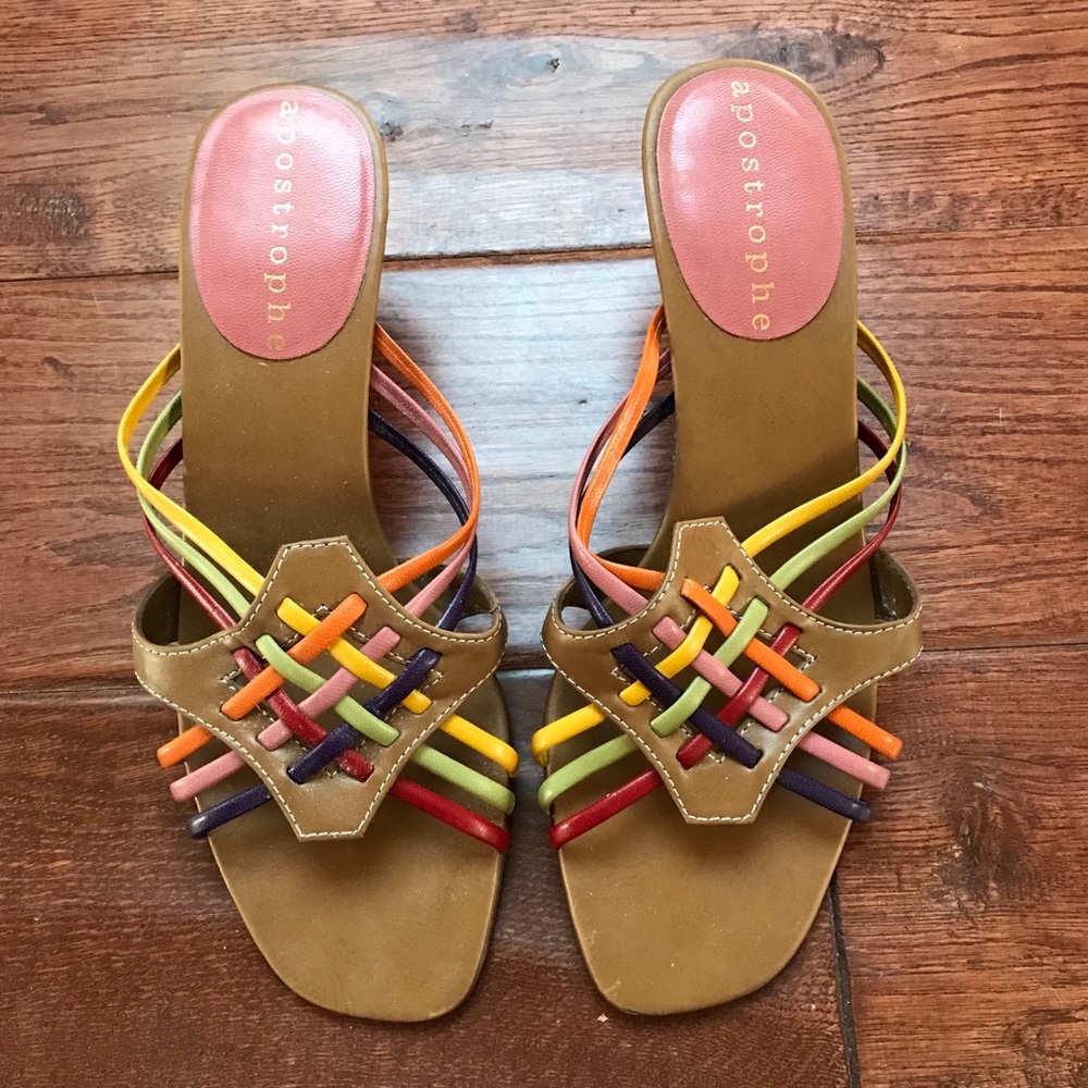 Apostrophe Women’s Kitten Heel Sandal